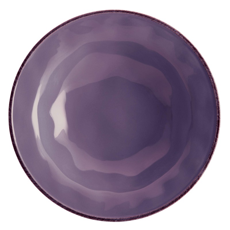 Rachael Ray Cucina Dinnerware Ceramic Round Serving Bowl, 10-Inch, Lavender