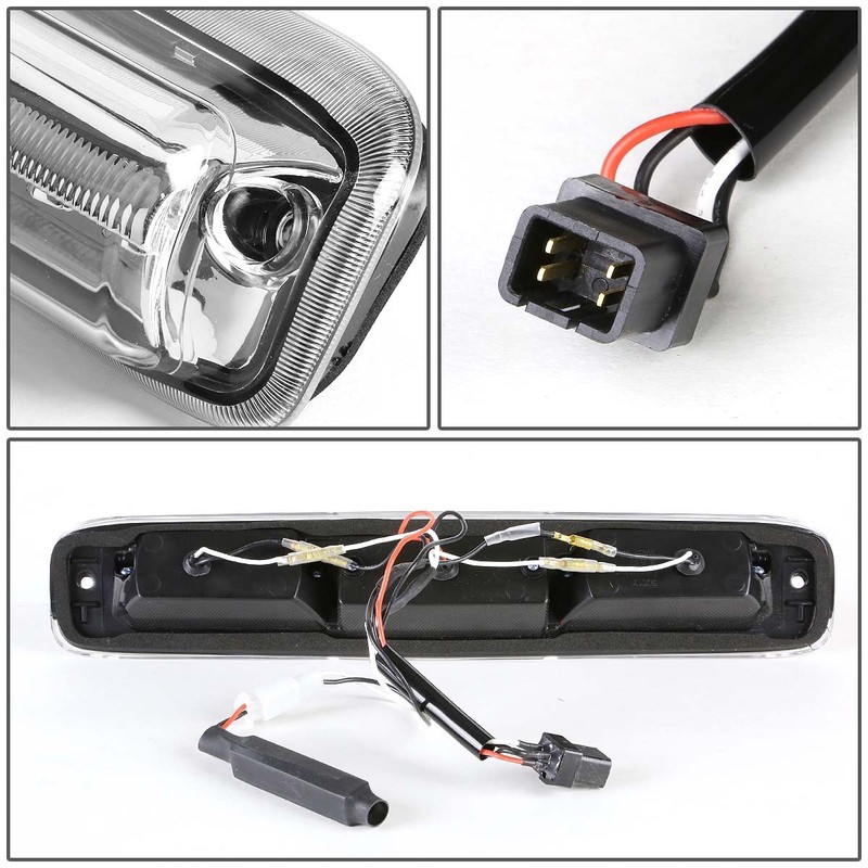 DNA MOTORING 3BL-GMC99-LED-CH Chrome Housing LED High Mount 3rd Third