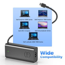 EBKK 65W USB C Laptop Charger for Dell Latitude 5420 5400 5450 5540 5520 5530 5340 5440/7420 7430 7490 7440 7450 Power Adapter Cord