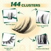 KEYYOU Manga Lash Clusters Kit 8-18mm Eyelash Clusters Kit DIY