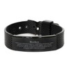 Black Shark Mesh Bracelet - Banker Inspired Engraved Gifts for