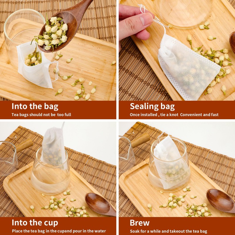 KEJJNYER 1100 Pcs Disposable Tea Bags for Loose Leaf Tea,