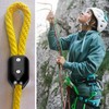 4 Pcs Black Plastic Rope Clamps Rope Loop End Clip