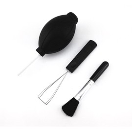 Honbay 3 in 1 Cleaning Tools Rubber Ball Dust Blower Cleaning Brush, Keycap Steel Puller Remover for Digital Camera Lens Filter Keyboard