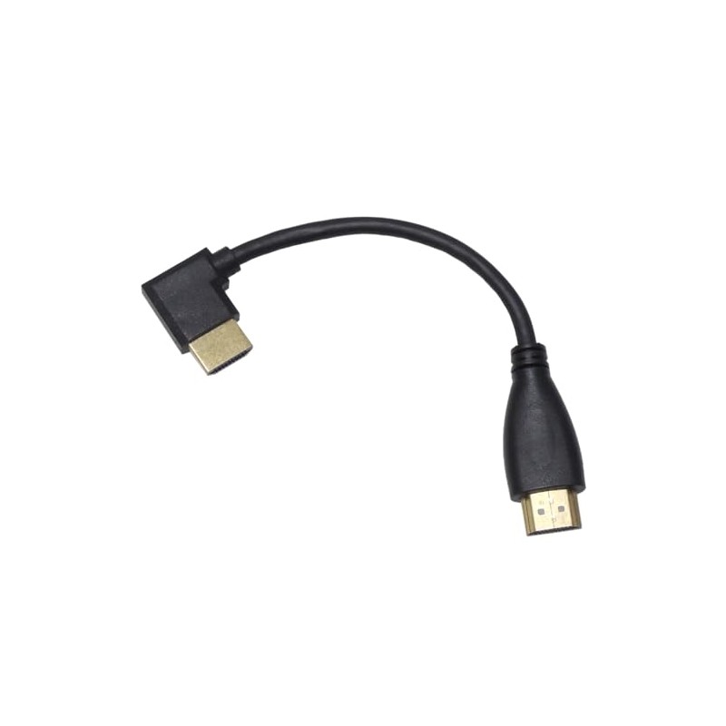 KAUMO HDMI Cable, 0.15m (15cm) Right Angle Terminal (One Right