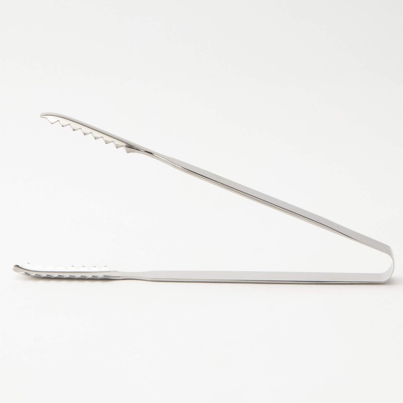 Endoshoji Professional PBU0101 Ice Tongs, Large, Stainless Steel, Made in