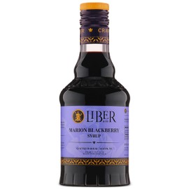 Liber & Co. Marion Blackberry Syrup - Craft Cocktail Mixer with Premium Oregon Marionberries - Perfect for Bramble Cocktails & Margaritas - Makes 25 Drinks (12.7 oz)