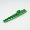 Metal Kazoo Flute Diaphragm Mouth Harmonica wind Instrument, Green