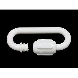 TC  PLASTIC CHAIN QUICK LINKS 10 PACK 8MM - White