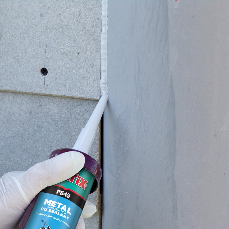 Akfix P645 Seam Sealer Automotive Gray (2x10.1 Oz.) - Urethane