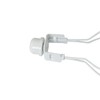 DGBRSM 2PCS White Solid Lamp Finials Caps Tapped of Tops