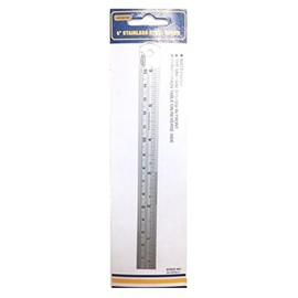 HHIP 7019-0001 Stainless Steel Ruler, Size 6"/15 cm