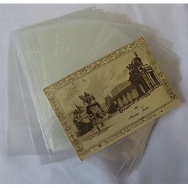 100 Postcard Sleeves for New Postcards