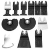 12pcs Universal High Carbon Steel Oscillating Saw Blades Multifunctional Cutting