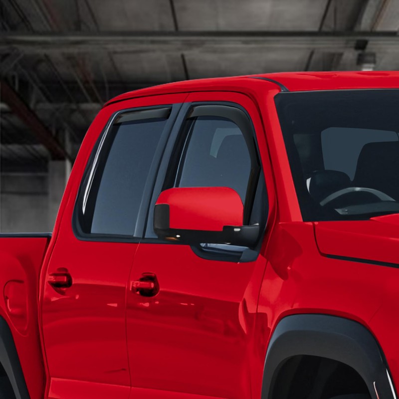Voron Glass in-Channel Extra Durable Rain Guards for Nissan Frontier