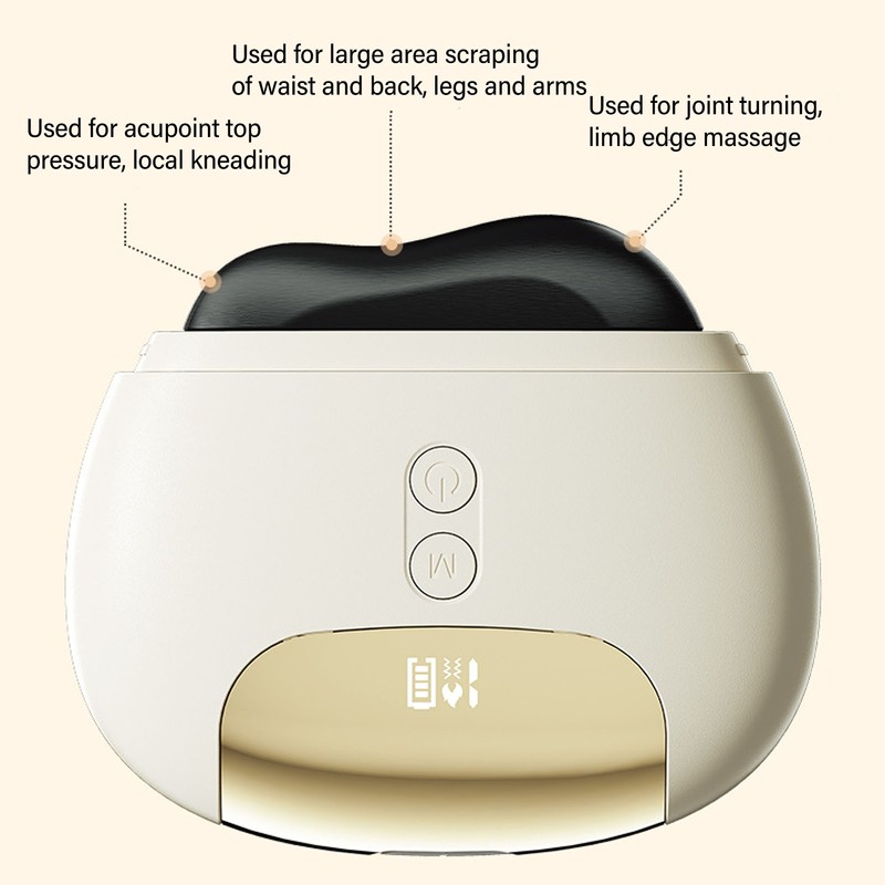 Smart Gua Sha Massager Electric Face Body Scraper Red Light