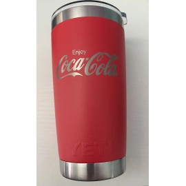 Coca-Cola YETI 20 oz Coca-Cola Rambler Tumbler Limited Edition Coke Red