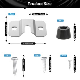 CyeeLife Dartboard Mounting Bracket,Dartboard Hanging Bracket for Steel Dart Games,Dart Accessories Kits (2 Set)