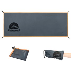 Underwood Aggregator Waterproof Multi-Purpose Camping Tarp & Groundsheet - Heavy Duty, Ultralight Tent Footprint Ground Mat for Camping, Hiking, Picnic, Awning - Includes Storage Bag