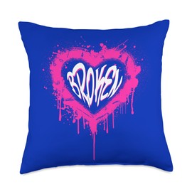 broken heart / broken heart Throw Pillow