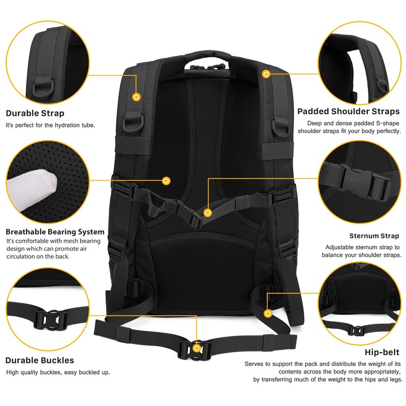 Mardingtop Tactical Backpack 25L Military Backpack for Army Molle Motorcycle