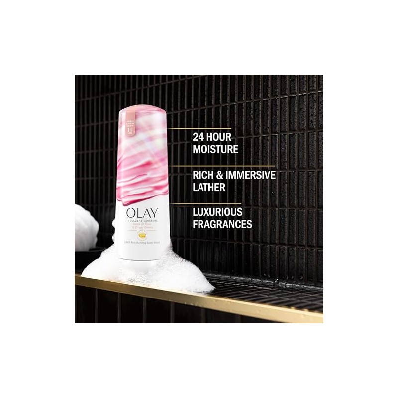 OLAY, Jabón Líquido Corporal, Hidratación con Vitamina B3, Notas de