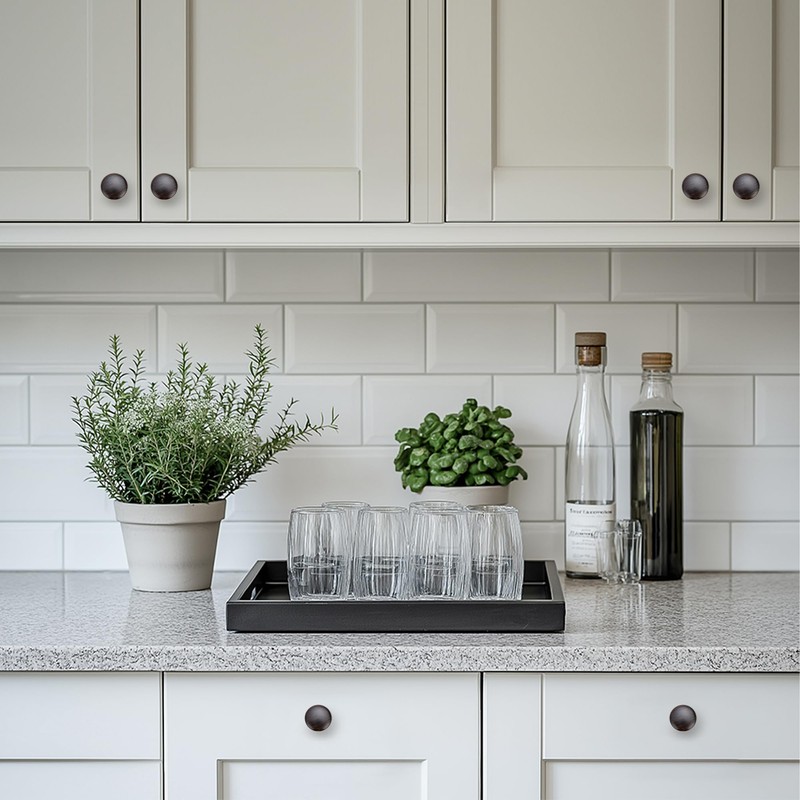 Ravinte 10 Pack 1-1/4 Inch Drawer Knobs Dresser Cabinet Hardware