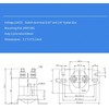 Relé de solenoide de 12 V Flexible y eficiente para