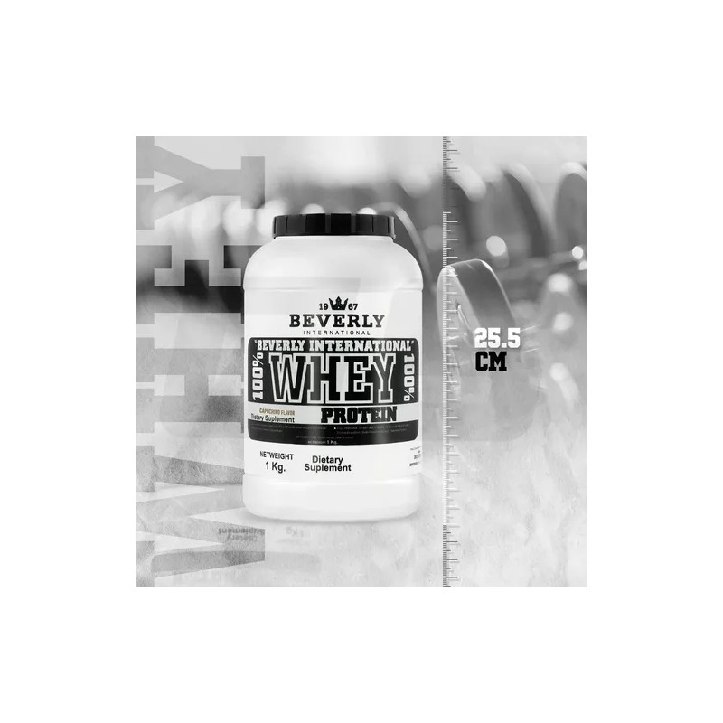 Proteína Whey Suplemento En Polvo 1kg Beverly 35 Servicios