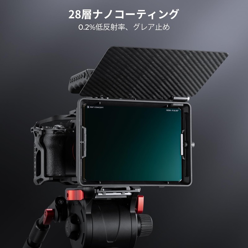 K&F Concept ND8+ND64 4"x5.65" Square Filter, ND Filter Set, Dimming