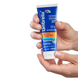 Umbrella Gel SPF 50+ | Protector solar | Para Piel Normal y Grasa | Filtros UVA/UVB de Amplio Espectro | Tubo con 60