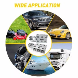 Vgate A6x2/0 AWG Gauge Lead-Acid Battery Terminals Clamp , for Tapered Top Post