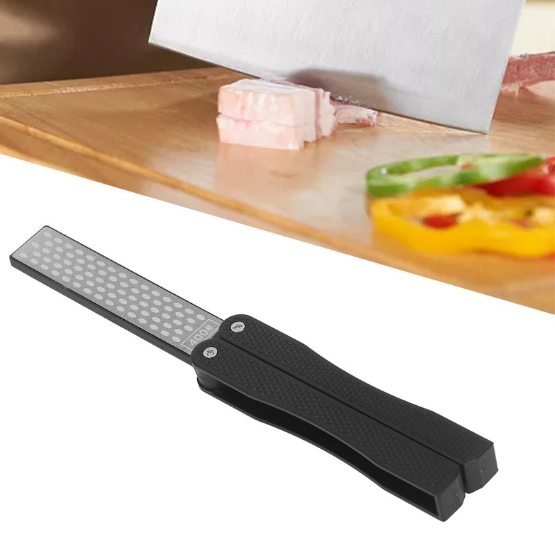 Knife Sharpener Foldable Fan Shaped Adamas Material Lightweight Portable Knife