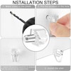 80Pcs Shelf Support 5mm Stud Pegs Plugs Metal Kitchen Shelf