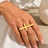 Two Finger Cross Ring for Men & Women – Vintage