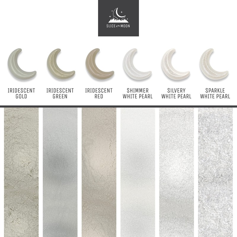 Slice of the Moon | Iridescent Red Natural Mineral Mica