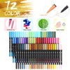 TrendGate Dual Brush Pen Set, 72 Colours Fineliner and Brush