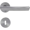 Griffwerk Door Handle Set Crystal Stainless Steel Matt BB