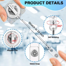 Xipromi Find Me A Cowboy Badge Reel Retractable with 360 Swivel Alligator Clip, Funny Valentine Badge Holder for Nurse Doctor Nursing Medical Professional, Western Valentines Badge Reel for Women