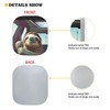 Brosoneto 2-Piece Car Windshield Sun Shade, Funny Sloth Print Car