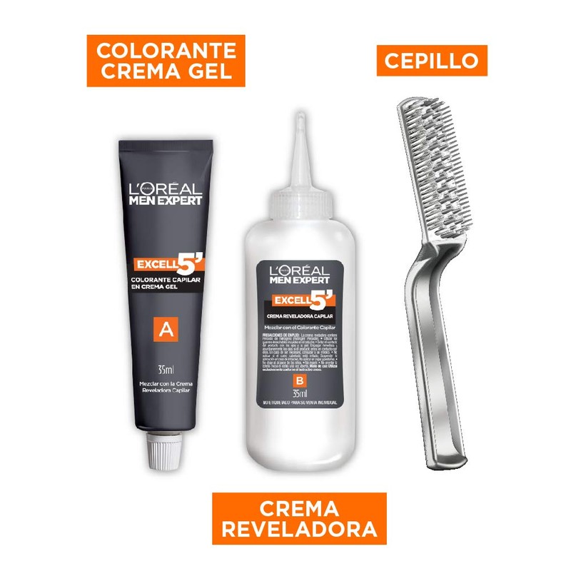 L'Oreal Paris Tinte Capilar Permanente Excell, 5 4 Castano Negro