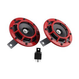 iplusmile 1 Pair Car Horns Relay Motorcycle Trumpet Modification Air Horn Delay Aluminum Alloy Fit