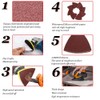 HIFROM Replace 100 Grists Sanding Paper 80mm Triangular Hook &