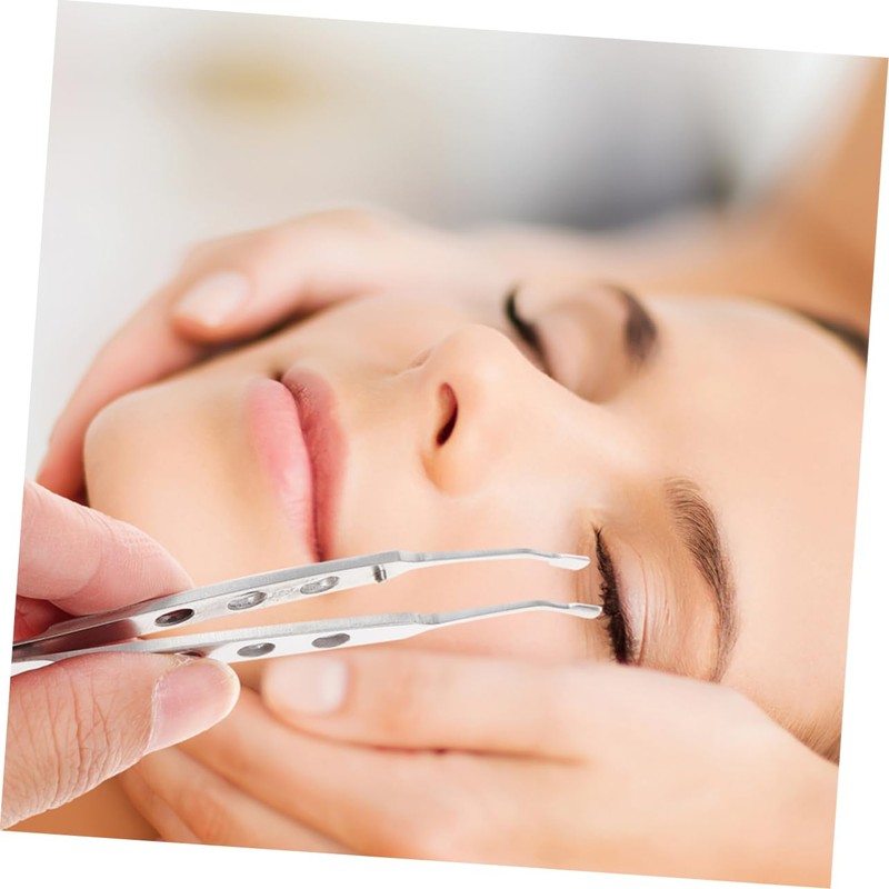BIUDECO 2pcs Surgical Grade Tweezers Eyelid Treatment Tool for Brow