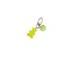 4Trails Gummy Bear Keychain with Heart Charm, Resin Bear Lucky