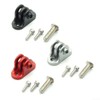 Bicycle Out Front Mount For-Gopro Adapter Aluminium For-Garmin Edge (Black)