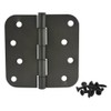 Cosmas Oil Rubbed Bronze Door Hinge 4" Inch x 4"