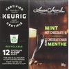 Laura Secord Mint Hot Chocolate Mix for Keurig K-cup, 12