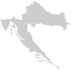 Samunshi® Croatia Sticker in 7 Sizes and 25 Colours (10
