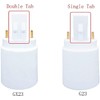XYX GX23 to E27/E26 LED Light Sockets Adapter, Light Bulb